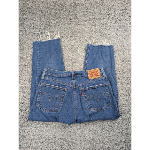 Levi's Denim - Levis 501 Jeans Women 28x20 Blue Skinny Stretch Distressed Classiccore Cut Off